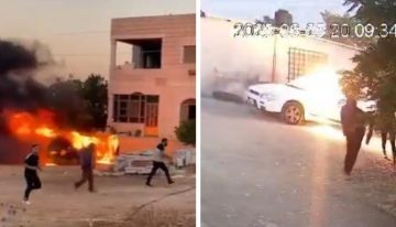 Colonos israelíes atacan y queman coches en una aldea de Cisjordania y mueren tres palestinos al intentar defenderse