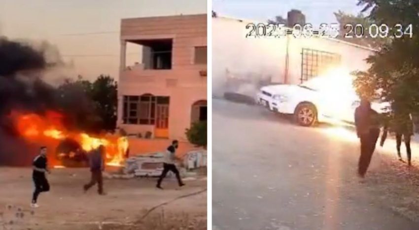 Colonos israelíes atacan y queman coches en una aldea de Cisjordania y mueren tres palestinos al intentar defenderse
