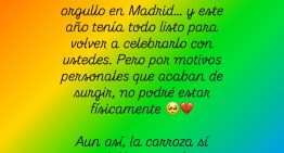 Karol G cancela su participación en Orgullo LGTBIQ+ Madrid “por motivos personales”