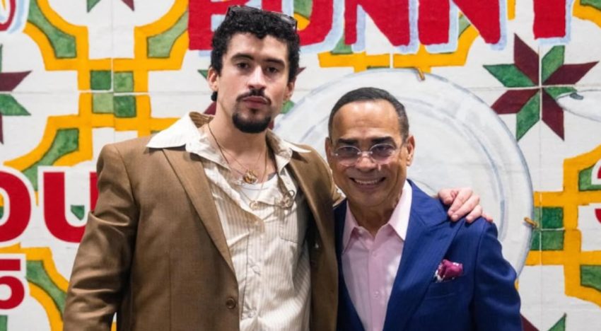 Gilberto Santa Rosa sonea junto a Bad Bunny