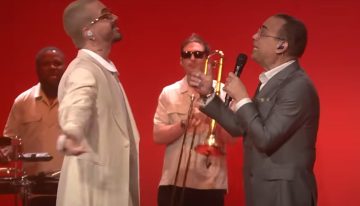 ¡Qué junte! J Balvin y Gilberto Santa Rosa llevaron el sabor latino a The Tonight Show