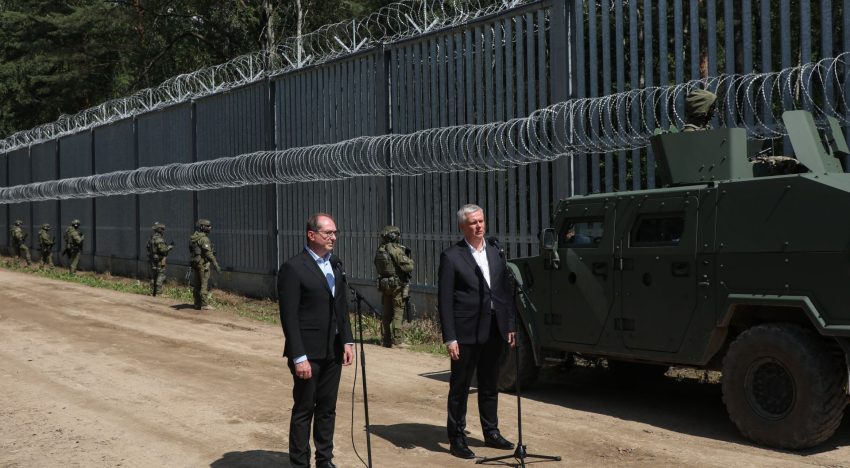 Alemania y Polonia unen fuerzas para sellar la frontera que Putin utiliza para enviar inmigrantes a la UE