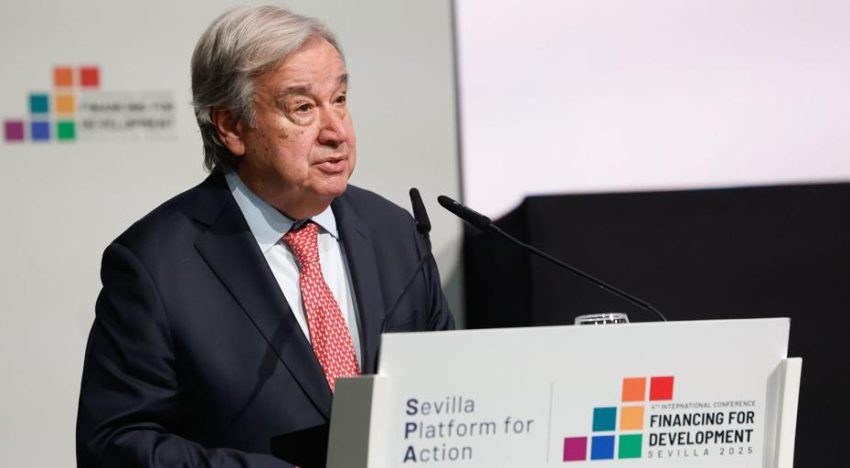Guterres pide que el gasto militar no merme la ayuda humanitaria