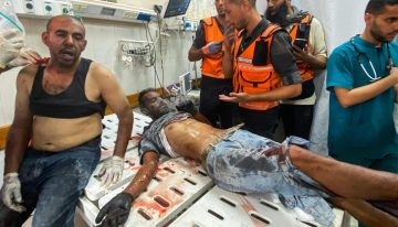 Un ataque israelí al hospital Nasser en Gaza deja al menos quince muertos, entre ellos cuatro periodistas