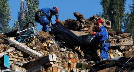 Ascienden a diez los muertos en un «ataque masivo» de Rusia contra Ucrania que ha dañado el edificio de la misión de la UE en Kiev