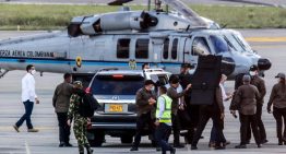 Derribado un helicóptero de la Policía colombiana en un ataque con un dron