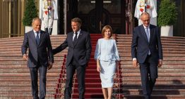 Merz, Macron y Tusk buscan atraer a Moldavia a la UE y alejarla de Rusia