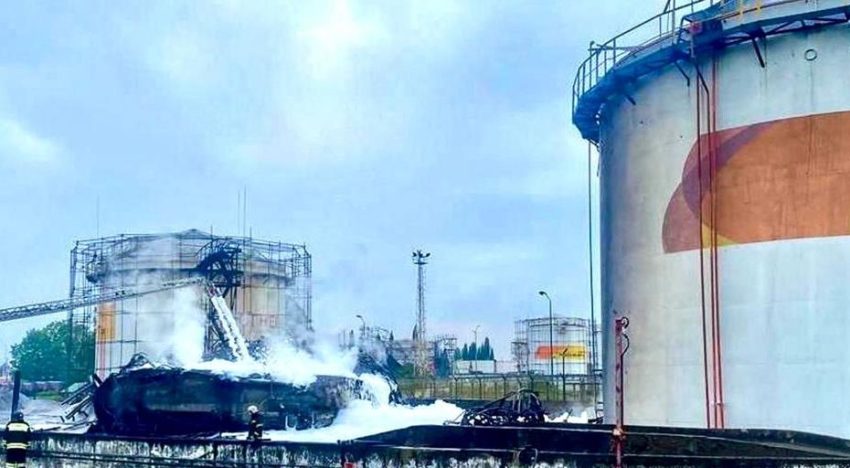 Ucrania ataca un depósito de petróleo de Rusia en Sochi, la ciudad de vacaciones de Putin