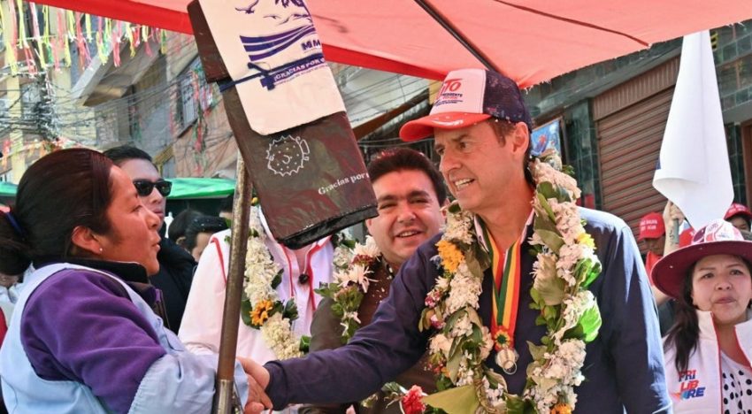 Medina y Quiroga,  favoritos en las presidenciales de Bolivia para apear del poder al izquierdismo