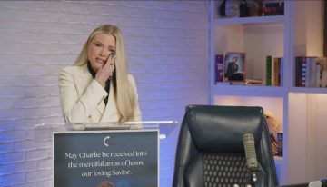 La mujer de Charlie Kirk promete seguir con su legado tras su asesinato: «Llevará la corona de mártir»