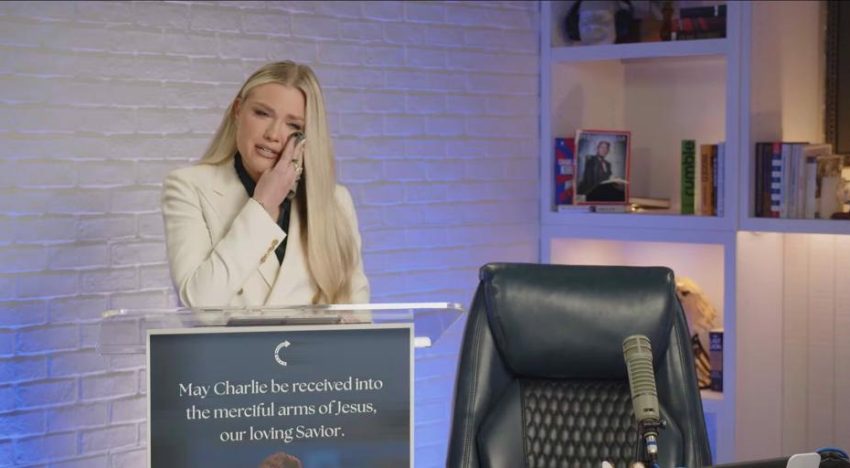 La mujer de Charlie Kirk promete seguir con su legado tras su asesinato: «Llevará la corona de mártir»