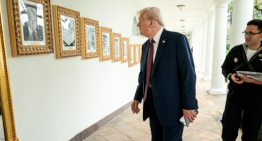 La Casa Blanca estrena su Paseo de la Fama con los retratos de los presidentes y la firma con 'autopen' de Biden