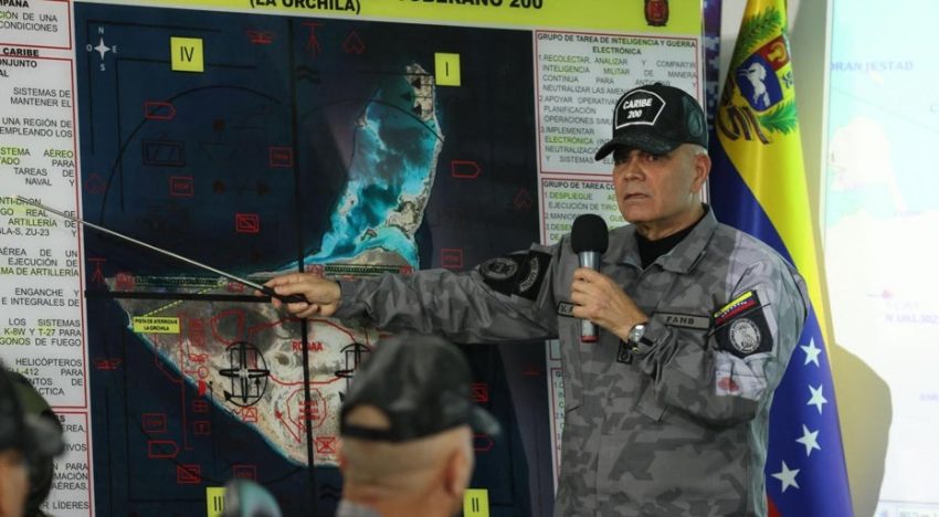 Maduro desafía a la flota de EE.UU. organizando ejercicios militares  en la isla La Orchila