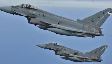 Dos cazas españoles de la OTAN, desplegados tras una nueva incursión rusa en espacio aéreo lituano