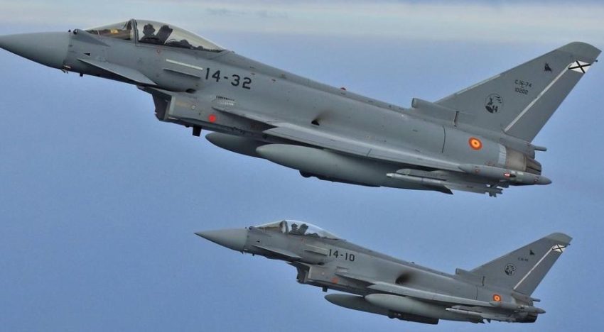 Dos cazas españoles de la OTAN, desplegados tras una nueva incursión rusa en espacio aéreo lituano