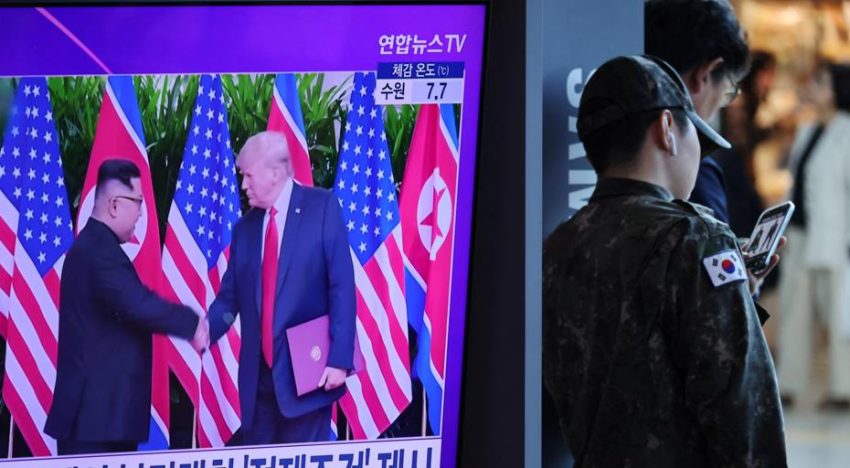 Trump, «cien por cien dispuesto» a un encuentro sorpresa con Kim Jong-un en Corea del Norte