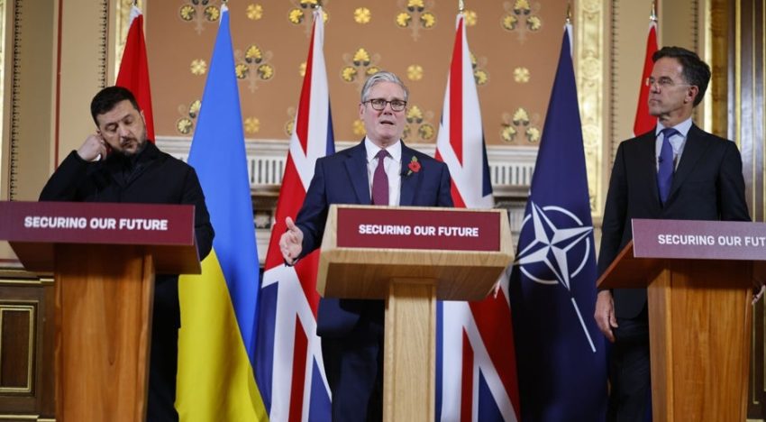 Starmer insta a los aliados a «terminar el trabajo» y convertir los activos rusos congelados en armas para Ucrania