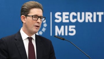 El jefe del MI5 alerta de que China supone una amenaza para el Reino Unido tan grave como el terrorismo