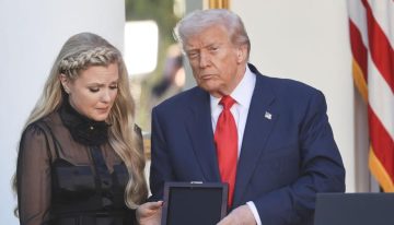 Trump rinde el último homenaje a Charlie Kirk en la Rosaleda