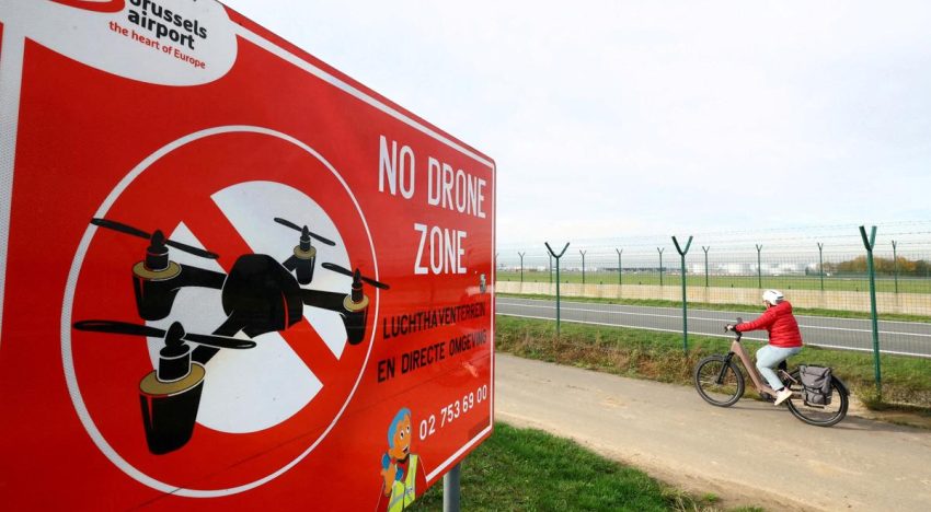 Reino Unido envía personal y equipo de defensa para ayudar a Bélgica a hacer frente a los drones