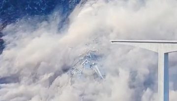 Un puente se derrumba parcialmente en China, meses después de su inauguración