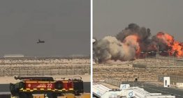 Un piloto muere al estrellarse contra el suelo en un caza de combate durante una exhibición en Dubái