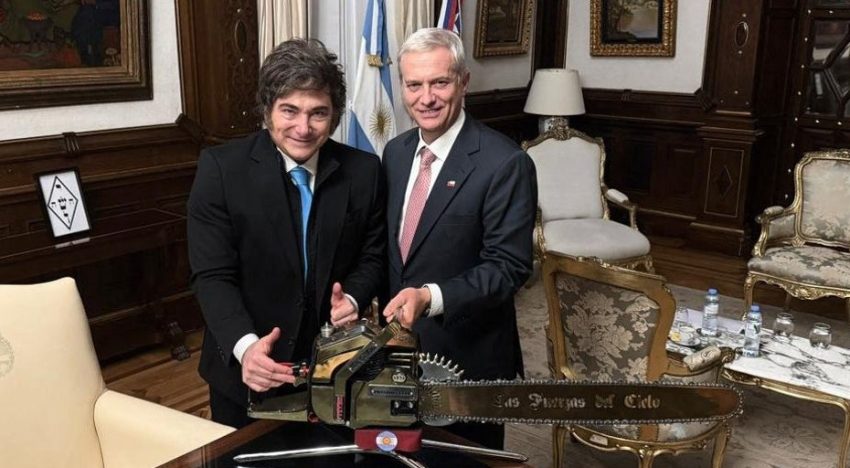 Kast visita a Milei en la Casa Rosada para «llevar a Chile buenos ejemplos»