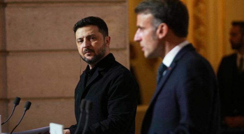 Zelenski y Macron denuncian la falta de «un plan de paz completo» para Ucrania