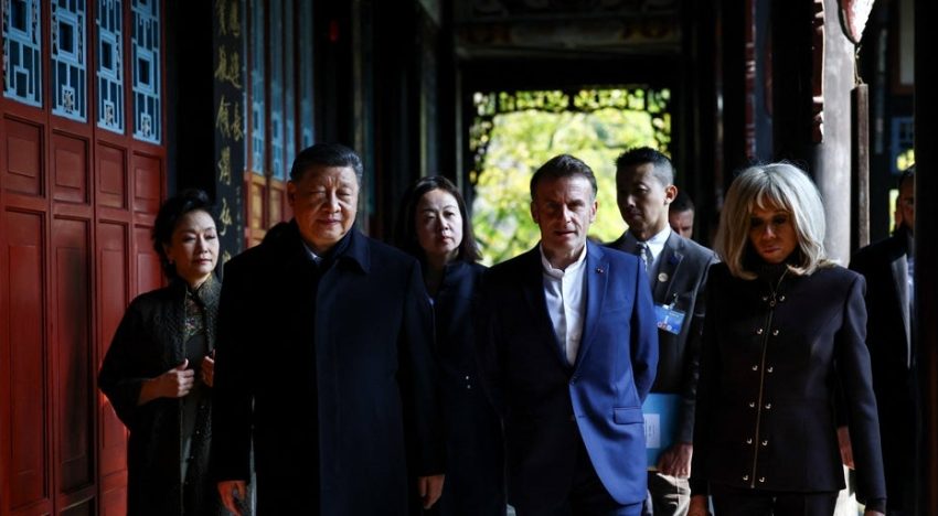 Macron concluye su visita a China pidiendo más inversiones en Francia y sin avances para Ucrania