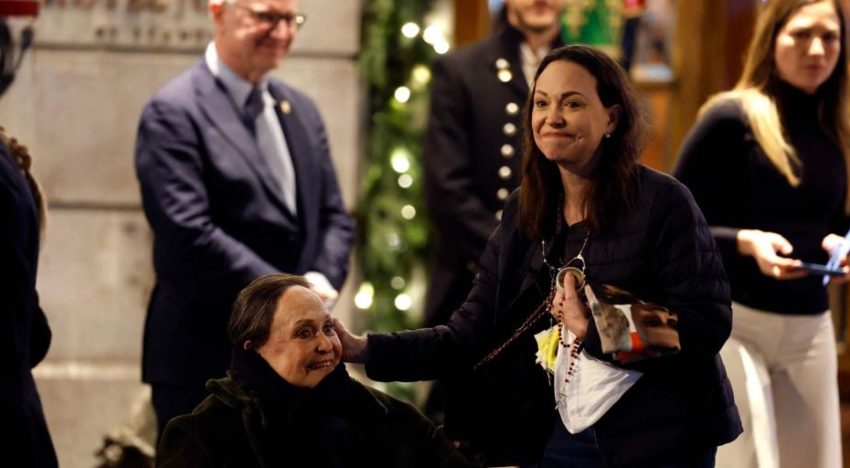 La madre de María Corina Machado, tras reencontrarse con su hija: «Han sido muchos meses de soledad»