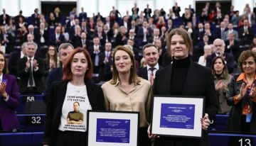 Los ganadores del Sájarov reivindican el periodismo libre frente a deriva autoritaria en Bielorrusia y Georgia