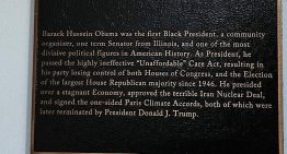 Las nuevas placas de Trump en las que arremete contra Obama y asegura que Biden «fue, de lejos, el peor presidente en la historia de EE.UU.»