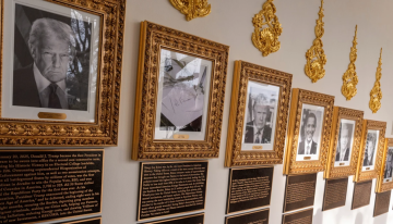 Trump instala placas en la Casa Blanca con ofensas contra Obama y llama a Biden «dormilón»