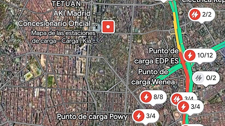 El truco de Google Maps para saber dónde puedes cargar tu coche eléctrico
