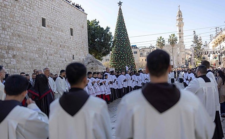 La Navidad vuelve a Belén con la tregua en Gaza