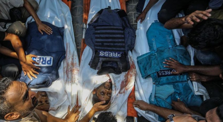 Gaza, el lugar más peligroso del mundo para la prensa: casi la mitad de los periodistas muertos en 2025 han sido asesinados en la franja