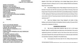 La Justicia de EE.UU. cerca al chavismo por crimen organizado justo en el relevo del poder en Caracas