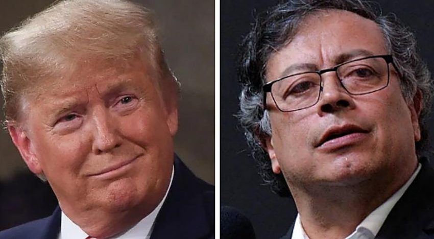Trump y Petro mantienen una llamada telefónica para discutir 'desacuerdos'