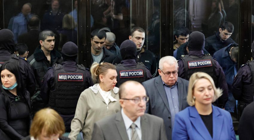 Rusia condena a cadena perpetua a los autores del atentando de Moscú en 2024, que dejó 150 muertos