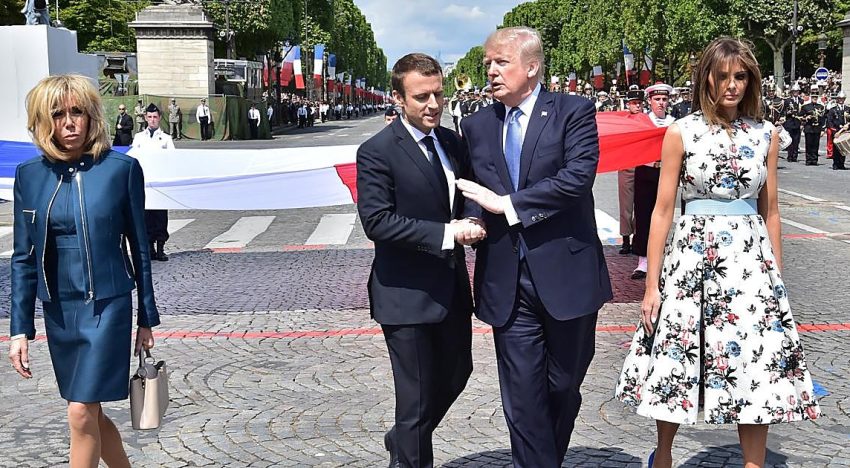 Macron responde a las burlas de Trump de que se deja maltratar por su mujer: «No está a la altura»
