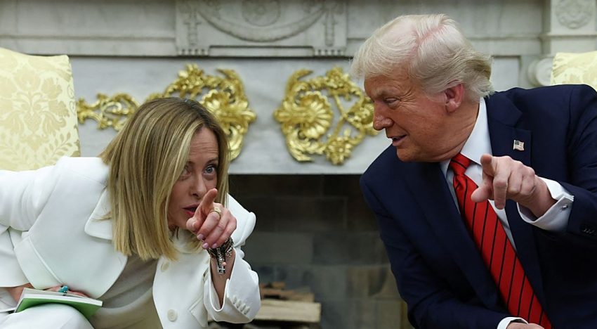 Donald Trump ataca a Giorgia Meloni: «Pensaba que tenía valor, pero me equivoqué»