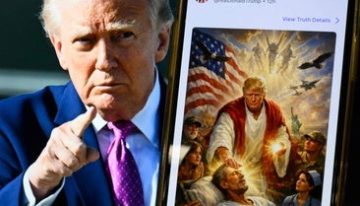 Presidente, Mesías y contra el Papa: Trump se la juega con los católicos