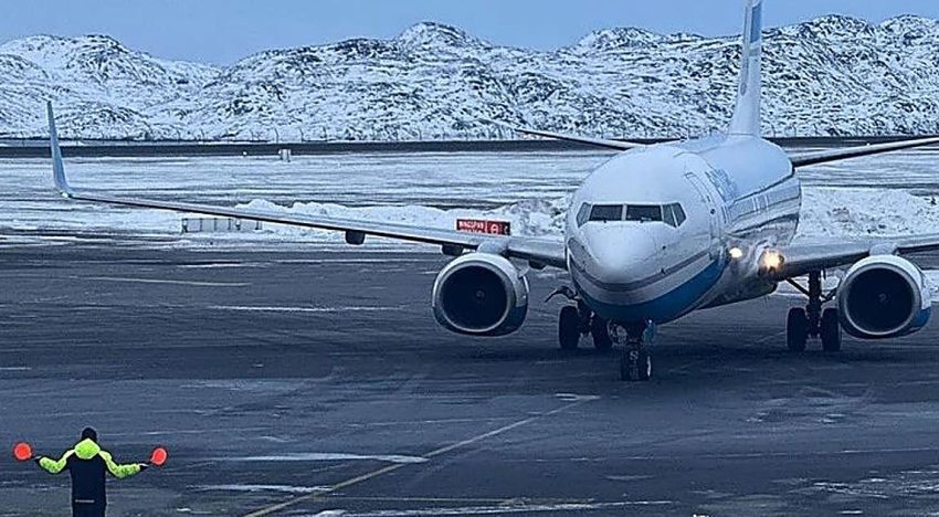 Evacúan el aeropuerto de Nuuk en Groenlandia por amenaza de bomba