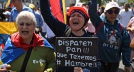 Las protestas y la represión regresan a las calles de Caracas por la mala situación económica