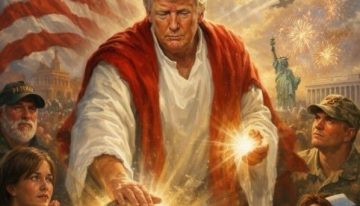 Trump se presenta como Jesucristo en una imagen creada con IA después de criticar al Papa por la guerra de Irán