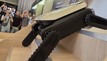 Un robot que sube escaleras y un frigorífico que sirve agua con gas
