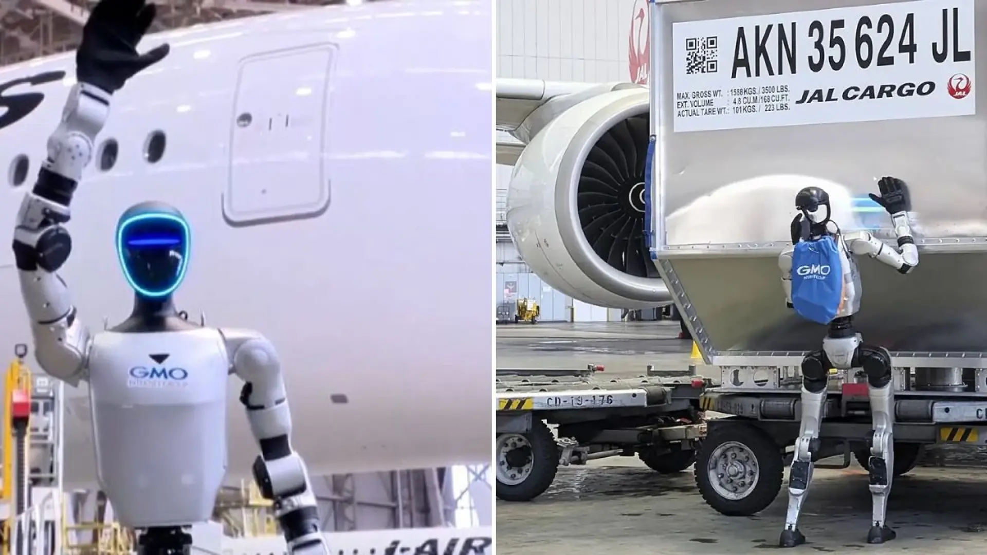 Los robots humanoides llegan a los aeropuertos de Japón para agilizar la carga y descarga del equipaje