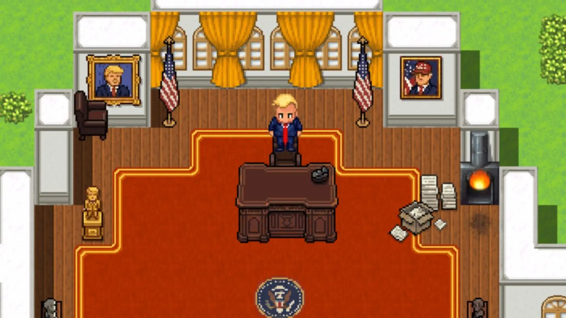 Así es el videojuego viral de Donald Trump que parodia la tensión entre Estados Unidos e Irán