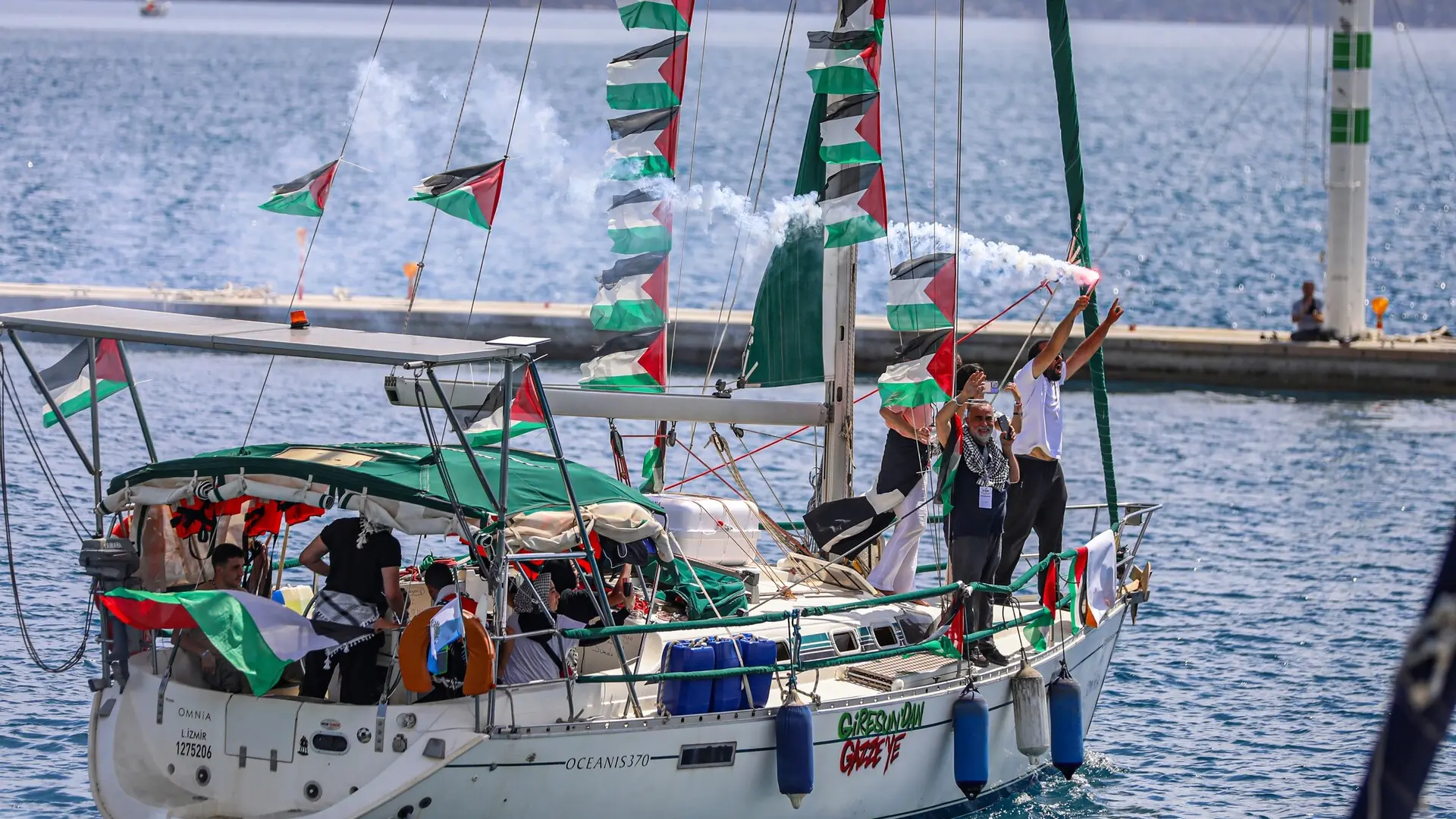 Los organizadores de la flotilla denuncian la detención por parte de Israel de 400 activistas, incluidos varios españoles