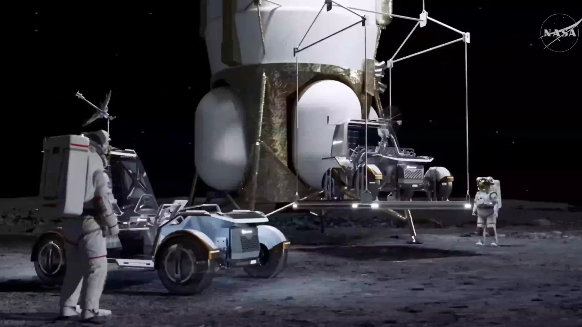 La NASA iniciará este año la construcción de una base en la Luna en colaboración con Blue Origin, la empresa espacial de Jeff Bezos